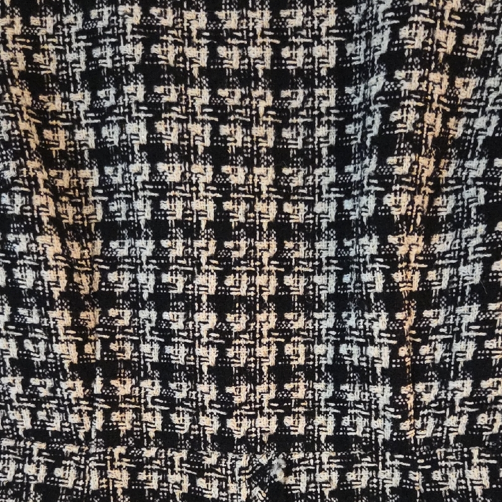 Donna Karan Monochrome Checkered Midi Dress - Picture 2 of 6